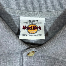 Load image into Gallery viewer, Vintage HARD ROCK CAFE "Madrid" Embroidered Mini Logo Souvenir Short Sleeve Polo Shirt
