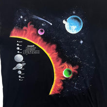 Load image into Gallery viewer, Vintage Harlequin (1990) Dynamic Solar System Space Graphic Single Stitch T-Shirt
