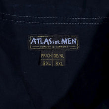 Load image into Gallery viewer, Atlas For Men Cowboy Western Embroidered Filigree Black Long Sleeve Cotton Shirt
