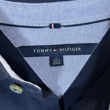 Load image into Gallery viewer, TOMMY HILFIGER Classic Embroidered Mini Logo Navy Blue Short Sleeve Polo Shirt
