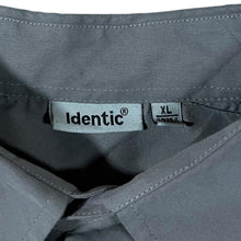 Load image into Gallery viewer, Early 00&#39;s Identic &quot;Tribal Agency&quot; Y2K Gothic Graphic Grey Short Sleeve Shirt
