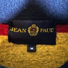 Load image into Gallery viewer, Vintage 90&#39;s JEAN PAUL Bold Multi Colour Block Striped 1/4 Zip Pullover Fleece Sweatshirt
