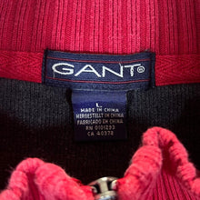 Load image into Gallery viewer, GANT Classic Embroidered Mini Logo Red 1/4 Zip Pullover Knit Sweater Jumper
