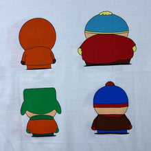 Load image into Gallery viewer, Vintage South Park (1998) Cartman Kenny Stan Kyle Graphic TV Show White T-Shirt
