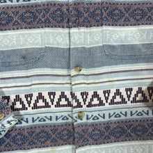 Load image into Gallery viewer, Vintage 90&#39;s 3SUISSES Aztec Abstract Patterned Long Sleeve Flannel Shirt

