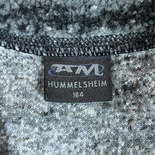 Load image into Gallery viewer, Vintage Hummelsheim HEAT Spellout Graphic Black Grey Gradient 1/4 Zip Fleece Sweatshirt
