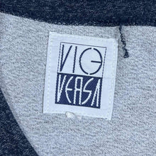 Load image into Gallery viewer, Vintage 90's Vice Vera Mini Logo Grey Mix Henley Button Short Sleeve T-Shirt
