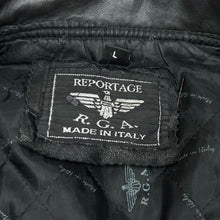 Load image into Gallery viewer, Vintage 90&#39;s REPORTAGE R.G.A. Made In Italy Faux Leather Effect Jacket
