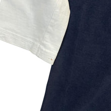 Load image into Gallery viewer, Early 00&#39;s Kickers Mini Logo Navy Blue White Layered Long Sleeve T-Shirt
