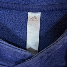 Load image into Gallery viewer, ADIDAS Classic Essential Embroidered Mini Logo Navy Blue Pullover Hoodie
