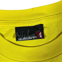 Load image into Gallery viewer, QUIKSILVER &quot;Cape Town&quot; South Africa&quot; Skater Surfer Graphic Yellow T-Shirt
