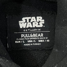 Load image into Gallery viewer, Pull &amp; Bear x STAR WARS Millenium Falcon Sci-Fi Movie Graphic Acid Wash Effect Pullover Hoodie

