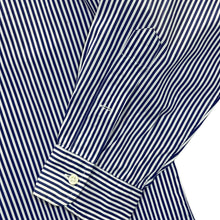 Load image into Gallery viewer, Vintage Ralph Lauren &quot;Classic Fit&quot; Blue White Striped Long Sleeve Button-Up Shirt
