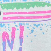 Load image into Gallery viewer, Snow Surf (1988) “It’s Fun” Neon Snow Sports Spellout Graphic White T-Shirt
