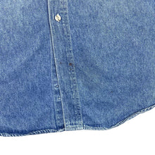 Load image into Gallery viewer, Vintage HARDWEAR Stonewashed Jeans Shirt Blue Denim Long Sleeve Button-Up Shirt
