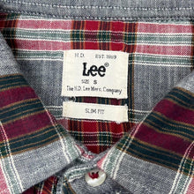Load image into Gallery viewer, LEE “Slim Fit” Kansas ‘89 Lumberjack Plaid Check Long Sleeve Flannel Cotton Shirt
