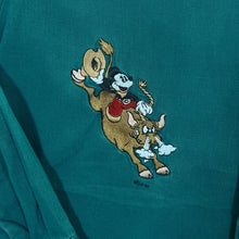 Load image into Gallery viewer, Vintage 90&#39;s Disney Mickey &amp; Co Embroidered Long Sleeve Button-Up Cotton Shirt
