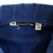 Load image into Gallery viewer, Vintage 90&#39;s Country Classic Blue Cowboy Western Style Long Sleeve Shirt
