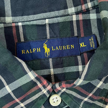 Load image into Gallery viewer, Vintage RALPH LAUREN Embroidered Mini Logo Plaid Check Long Sleeve Button-Up Shirt
