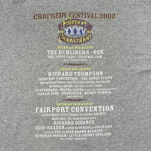 Load image into Gallery viewer, Vintage FAIRPORT CONVENTION "Cropredy Festival 2002" Folk Rock Band Music Graphic T-Shirt
