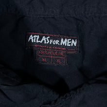 Load image into Gallery viewer, Atlas For Men Cowboy Western Black White Cotton Long Sleeve Shirt
