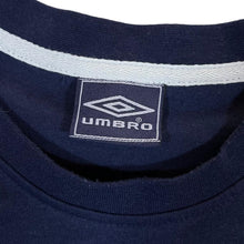 Load image into Gallery viewer, UMBRO Classic Basic Embroidered Mini Logo Navy Blue Short Sleeve T-Shirt
