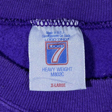 Load image into Gallery viewer, Vintage 90's Logo 7 "Washington Huskies" College Graphic Purple Sweatshirt
