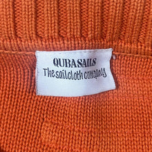 Load image into Gallery viewer, Early 00&#39;s Quba Sails Sailing Yatching Orange 1/4 Zip Knit Sweater Jumper
