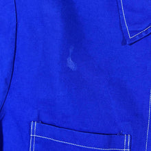 Load image into Gallery viewer, Vintage Ukus Czech French Chore Worker Style Blue Button Cotton Jacket
