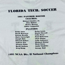 Load image into Gallery viewer, Vintage Hanes NCAA Florida Tech Panthers Soccer College Graphic Single Stitch T-Shirt
