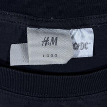 Load image into Gallery viewer, H&amp;M x AC/DC (2020) Distressed Effect Logo Graphic Hard Rock Music Band T-Shirt
