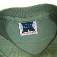Load image into Gallery viewer, Early 00&#39;s Grab Your Balls And Let&#39;s Go Bowling Novelty Souvenir Graphic Green T-Shirt
