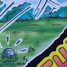 Load image into Gallery viewer, Golf Is A Matter Of Life And Death (1992) Novelty Golf Graphic Black T-Shirt
