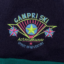 Load image into Gallery viewer, Vintage 90&#39;s CAMPRI SKI &quot;Action Skiwear&quot; Embroidered Logo Spellout Tassle Beanie Hat
