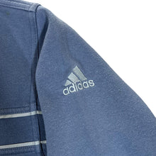 Load image into Gallery viewer, Vintage 90&#39;s ADIDAS Embroidered Mini Logo Blue Crewneck Sweatshirt
