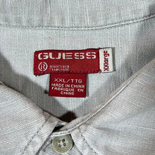 Load image into Gallery viewer, Early 00&#39;s Guess Classic Beige Long Sleeve Cotton Linen Blend Shirt
