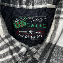 Load image into Gallery viewer, Vintage MC DUNCAN Lumberjack Skater Tartan Plaid Check Padded Flannel Over Shirt
