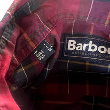 Load image into Gallery viewer, Barbour &quot;Tailored Fit&quot; Red Tartan Check Long Sleeve Button-Up Cotton Shirt
