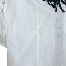 Load image into Gallery viewer, Vintage Cowboy Western Style Tasselled White Black Long Sleeve Shirt

