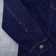 Load image into Gallery viewer, Vintage Williams &amp; Brown Dark Blue Denim Trucker Jacket
