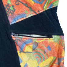 Load image into Gallery viewer, Vintage 90&#39;s BEST COMPANY Embroidered Crazy Abstract Patterned 1/4 Zip Fleece Sweatshirt

