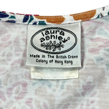 Load image into Gallery viewer, Vintage 90's Laura Ashley Made in Hong Kong Floral Flower Patterned Button Top Blouse
