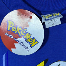Load image into Gallery viewer, Vintage Nintendo Pokemon (1999) “GO!” Character Anime Graphic Logo Spellout T-Shirt
