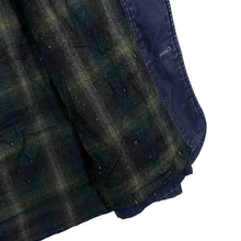 Load image into Gallery viewer, Vintage 90’s ST. JOHNS BAY Leather Collared Check Lined Worker Chore Jacket

