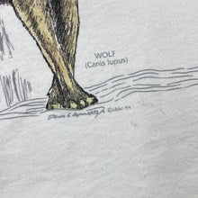 Load image into Gallery viewer, Vintage PORT ALBERNI, BC (1994) &quot;Wolf&quot; Animal Nature Wildlife Graphic Single Stitch T-Shirt
