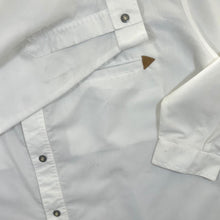Load image into Gallery viewer, Vintage Lobo Rider&#39;s Mexico Cowboy Western Polyester Cotton Long Sleeve White Shirt
