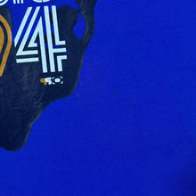 Load image into Gallery viewer, Early 00&#39;s Onfire &quot;Soul Sports 94&quot; Hip Hop Y2K Graphic Blue Cotton T-Shirt
