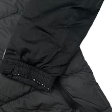 Load image into Gallery viewer, ADIDAS Three Stripe Mini Logo Goose Down Feather Padded Puffer Hooded Jacket
