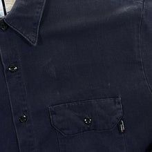 Load image into Gallery viewer, Steel Guard Essentials FR Cat 2 Dark Navy Cotton Nylon Long Sleeve Work Shirt
