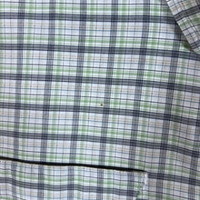 Load image into Gallery viewer, Early 00&#39;s WRANGLER White Green Multi Plaid Check Short Sleeve Cotton Shirt
